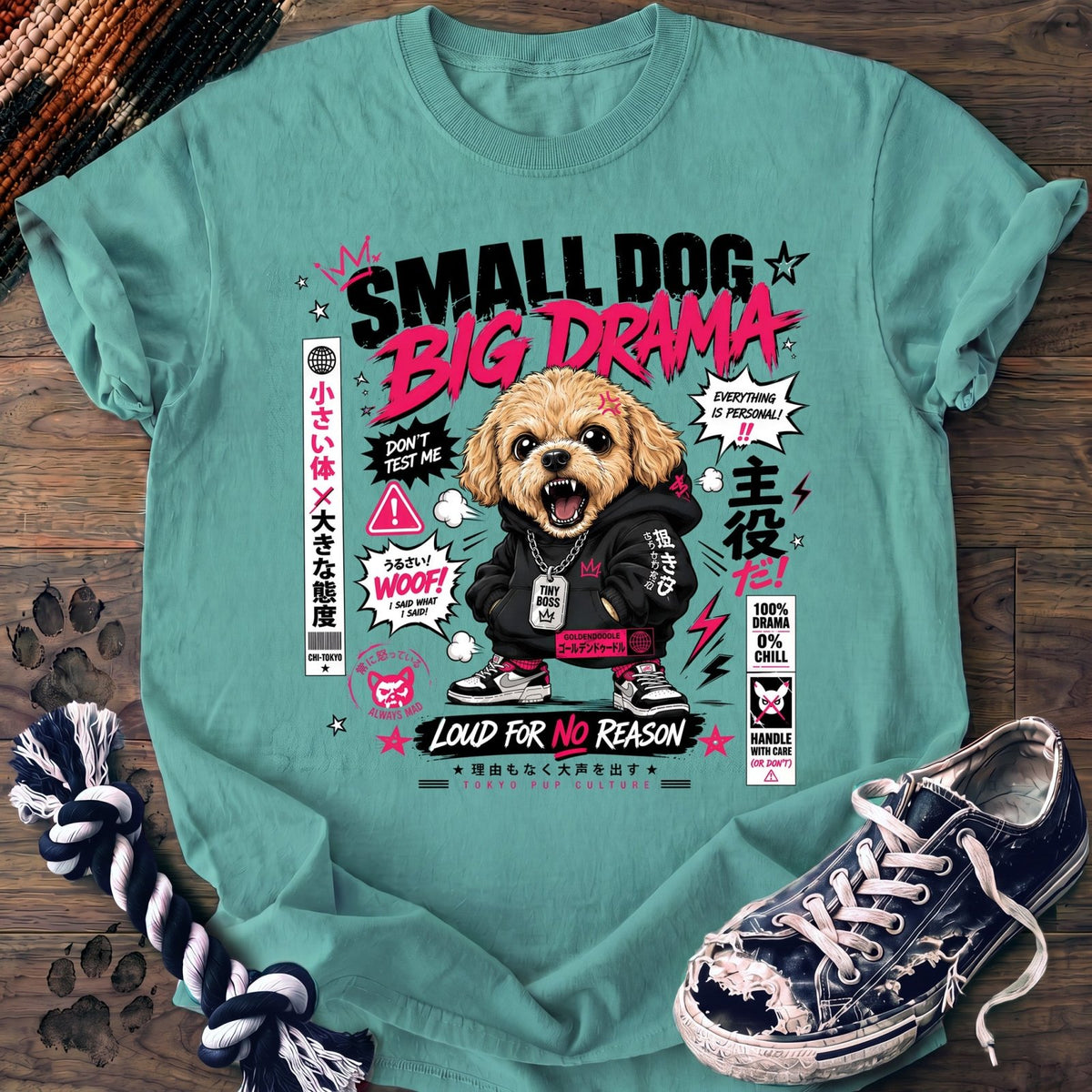 Small Dog Big Drama - Goldendoodle - PAWSSION CLUB