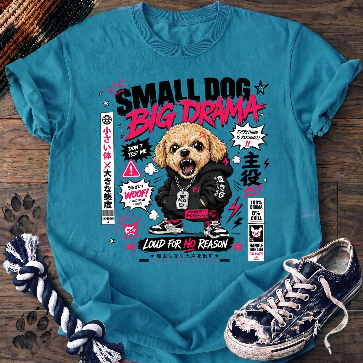 Small Dog Big Drama - Goldendoodle - PAWSSION CLUB