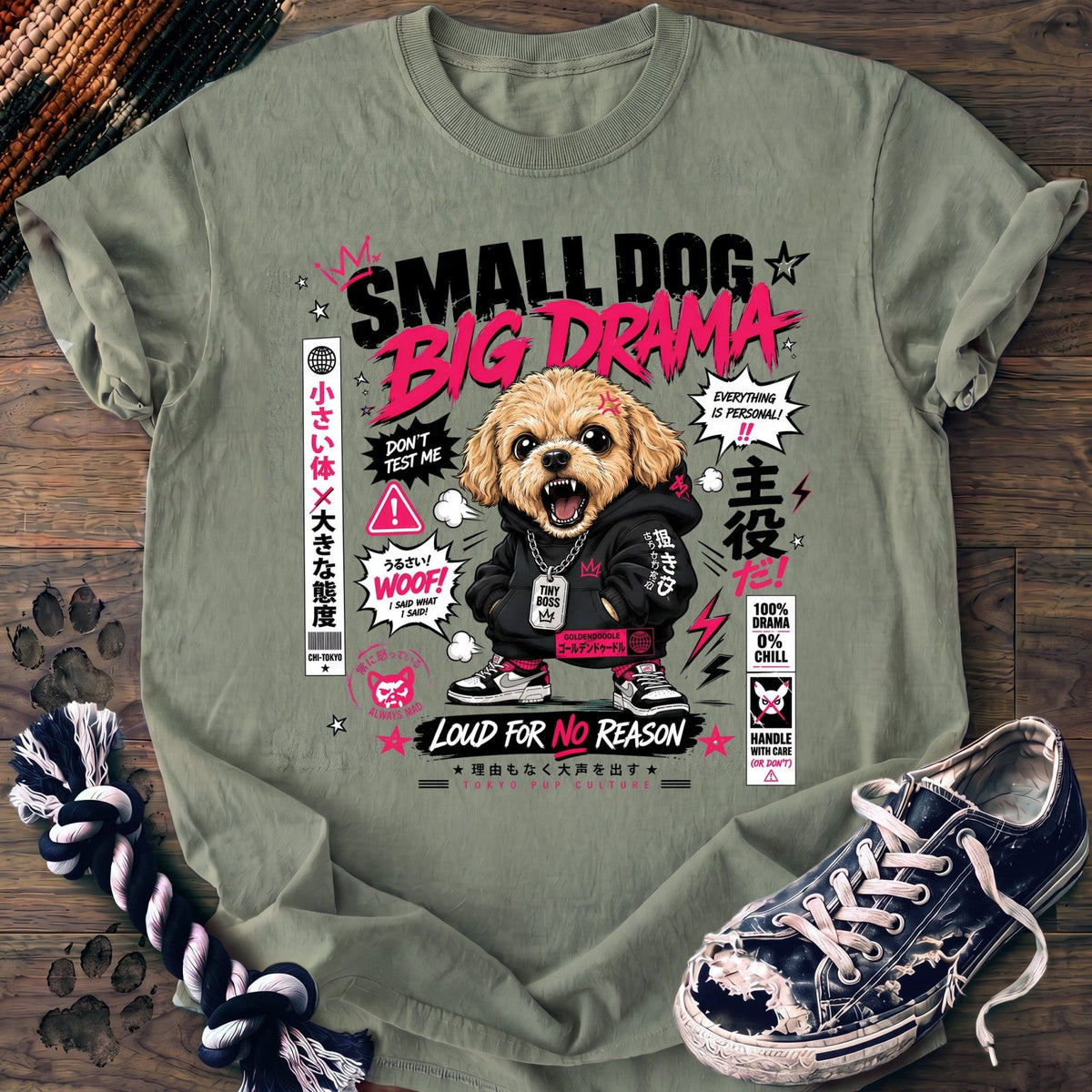 Small Dog Big Drama - Goldendoodle - PAWSSION CLUB