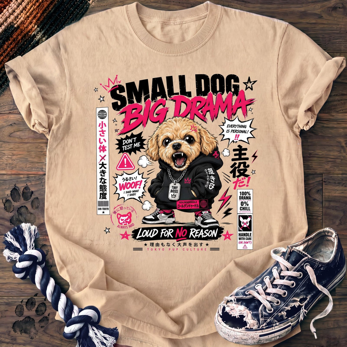 Small Dog Big Drama - Goldendoodle - PAWSSION CLUB