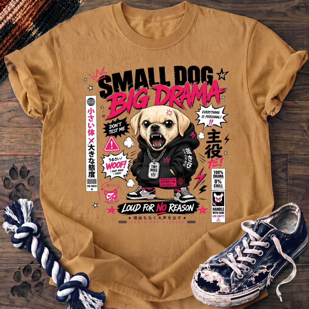 Small Dog Big Drama - Labrador Retriever - PAWSSION CLUB