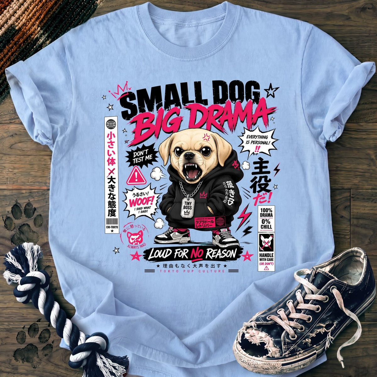 Small Dog Big Drama - Labrador Retriever - PAWSSION CLUB