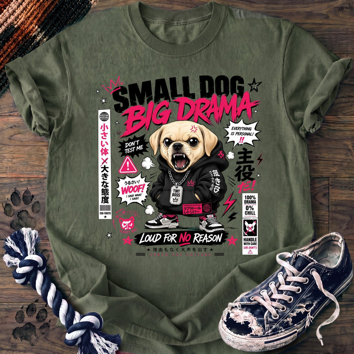 Small Dog Big Drama - Labrador Retriever - PAWSSION CLUB