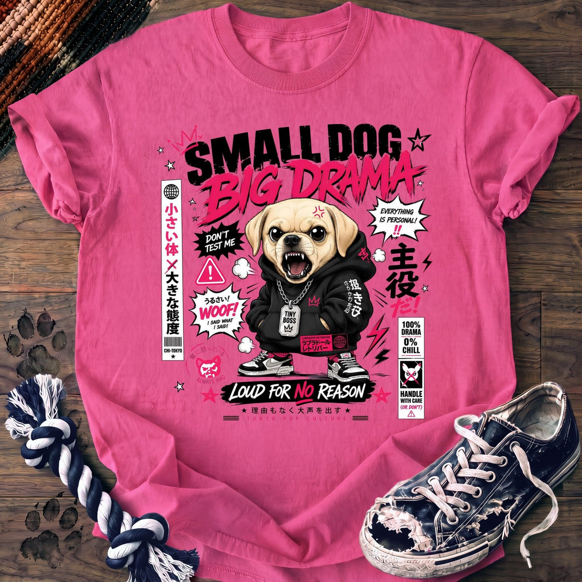 Small Dog Big Drama - Labrador Retriever - PAWSSION CLUB