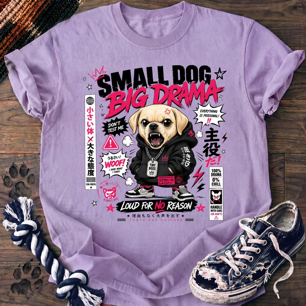Small Dog Big Drama - Labrador Retriever - PAWSSION CLUB