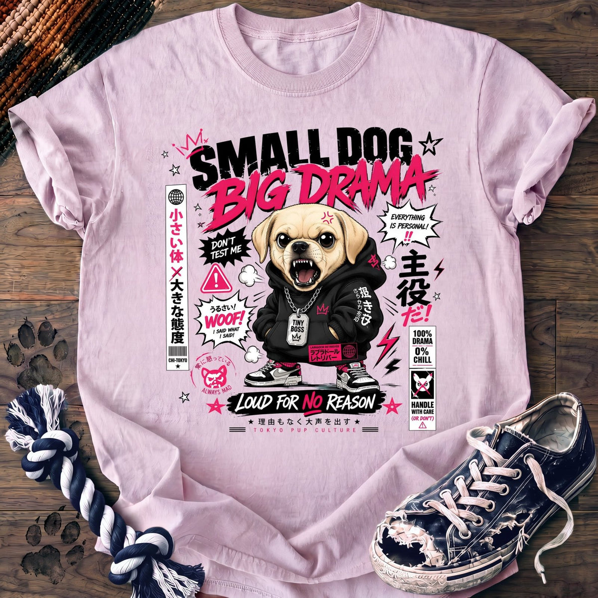 Small Dog Big Drama - Labrador Retriever - PAWSSION CLUB