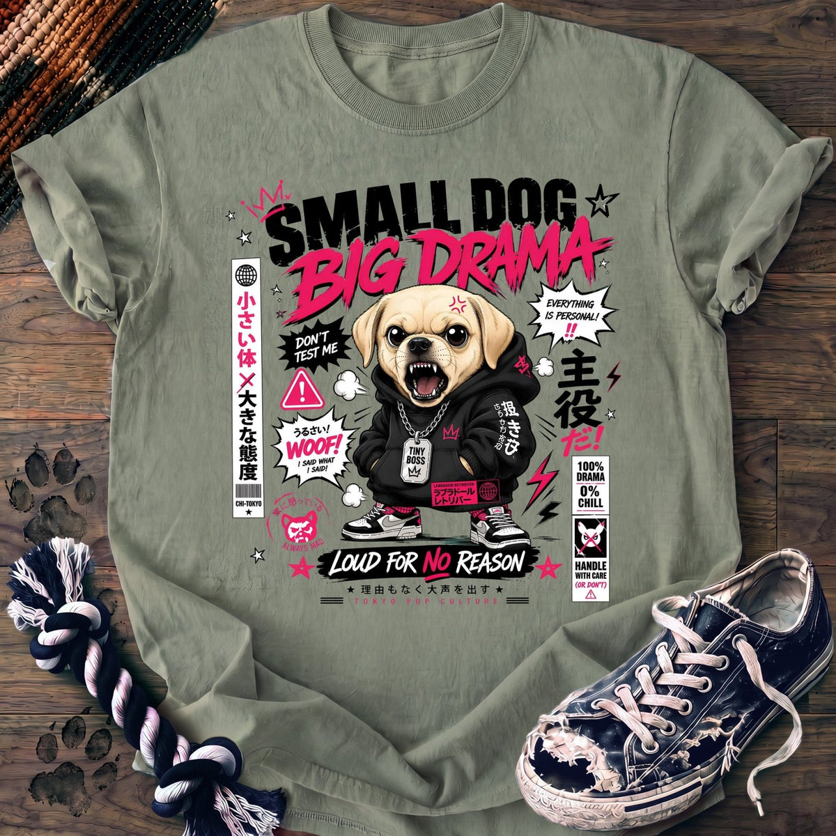 Small Dog Big Drama - Labrador Retriever - PAWSSION CLUB