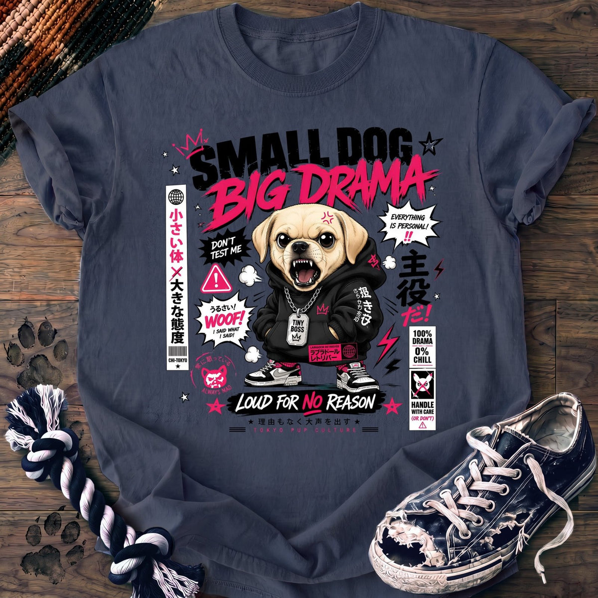 Small Dog Big Drama - Labrador Retriever - PAWSSION CLUB