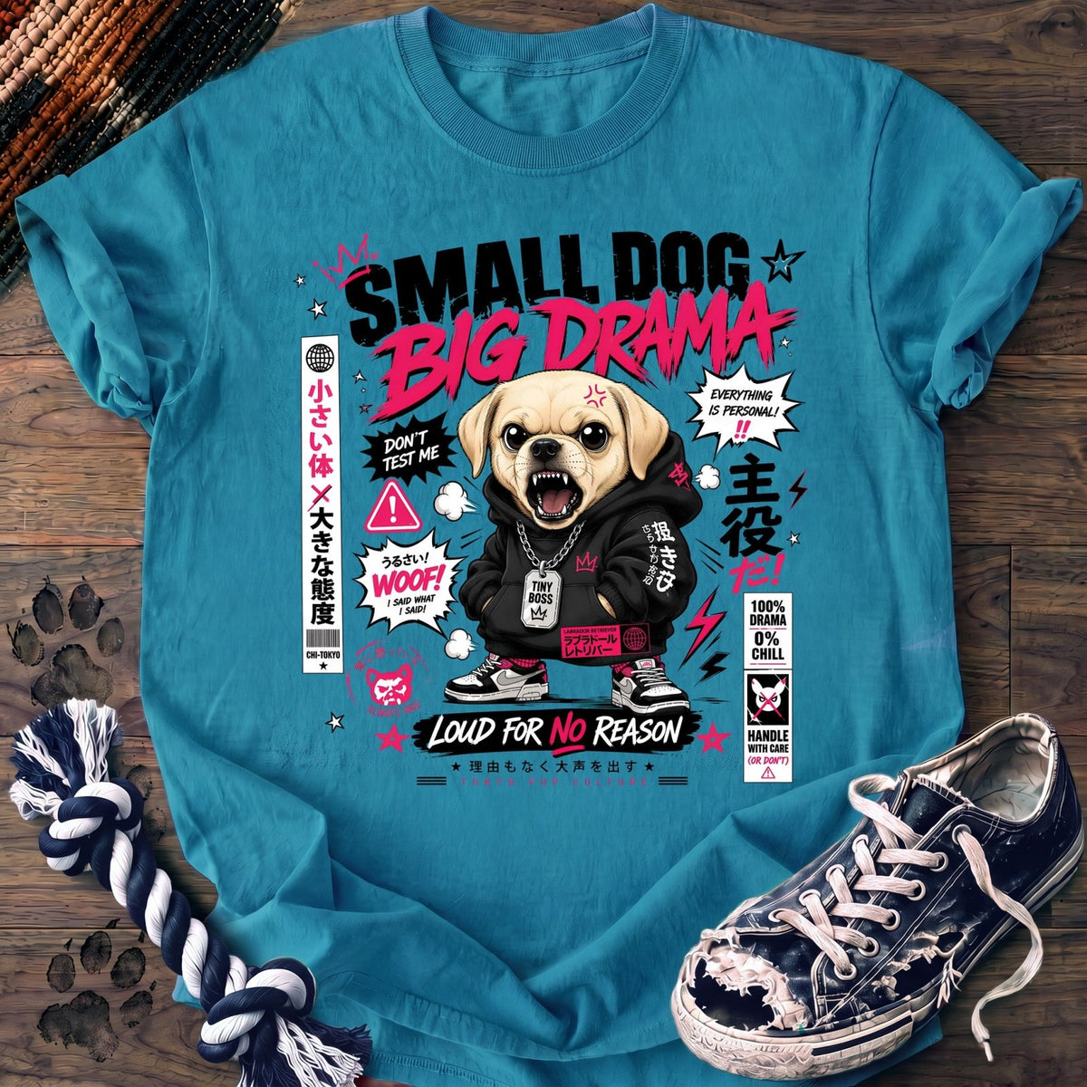 Small Dog Big Drama - Labrador Retriever - PAWSSION CLUB