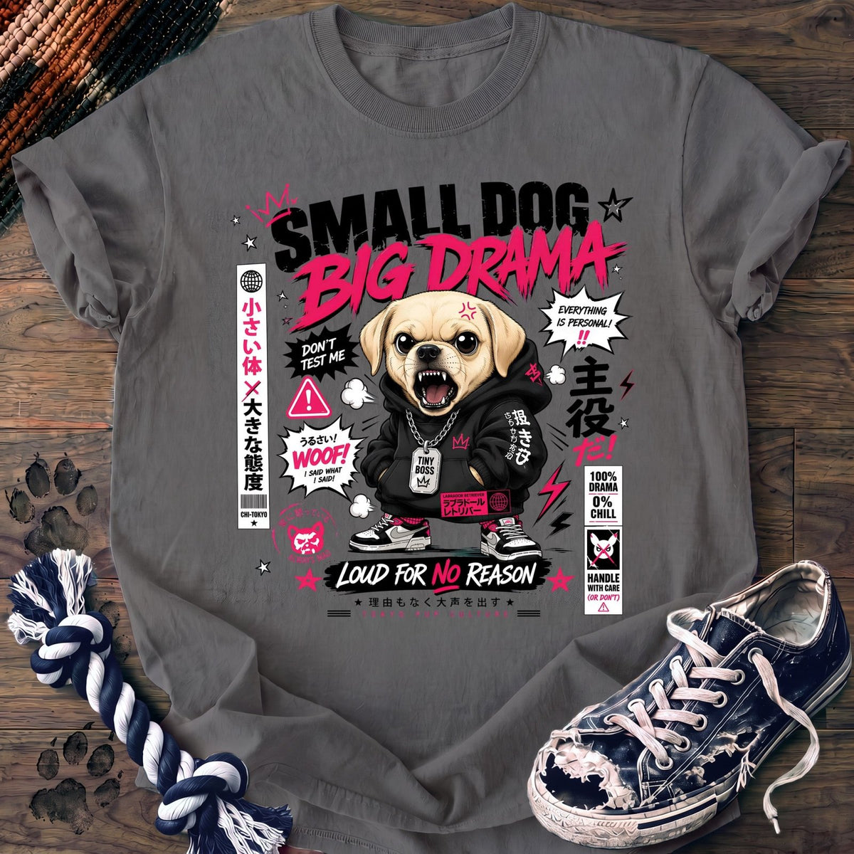 Small Dog Big Drama - Labrador Retriever - PAWSSION CLUB