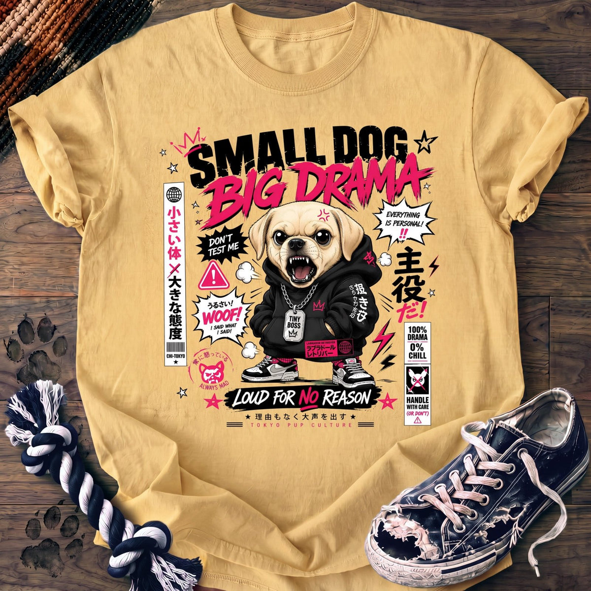 Small Dog Big Drama - Labrador Retriever - PAWSSION CLUB