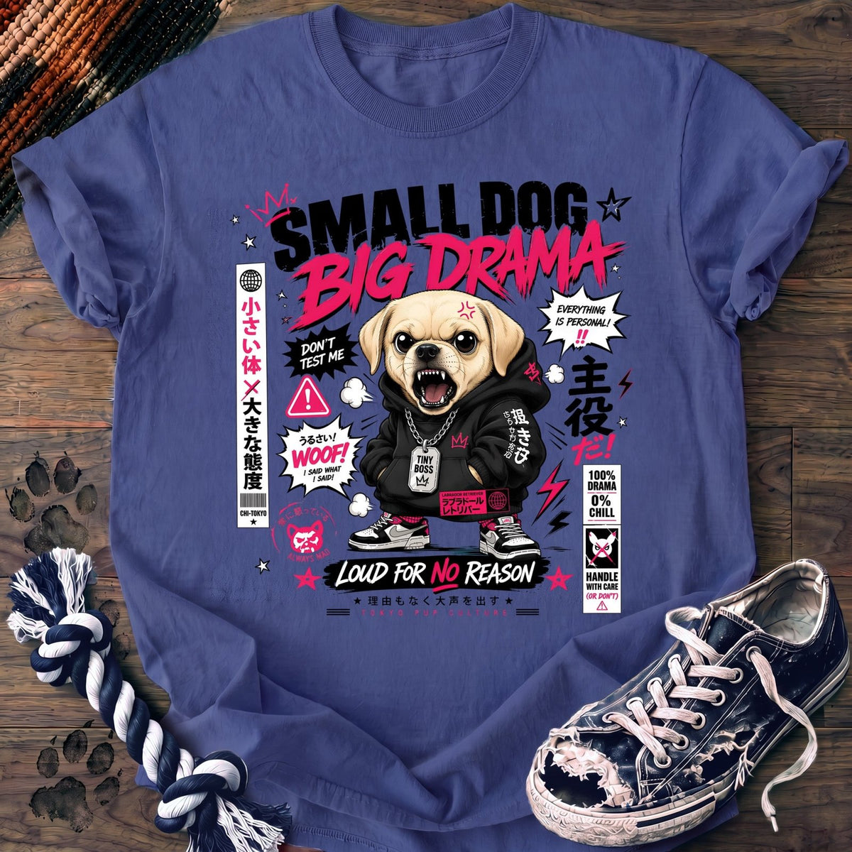 Small Dog Big Drama - Labrador Retriever - PAWSSION CLUB