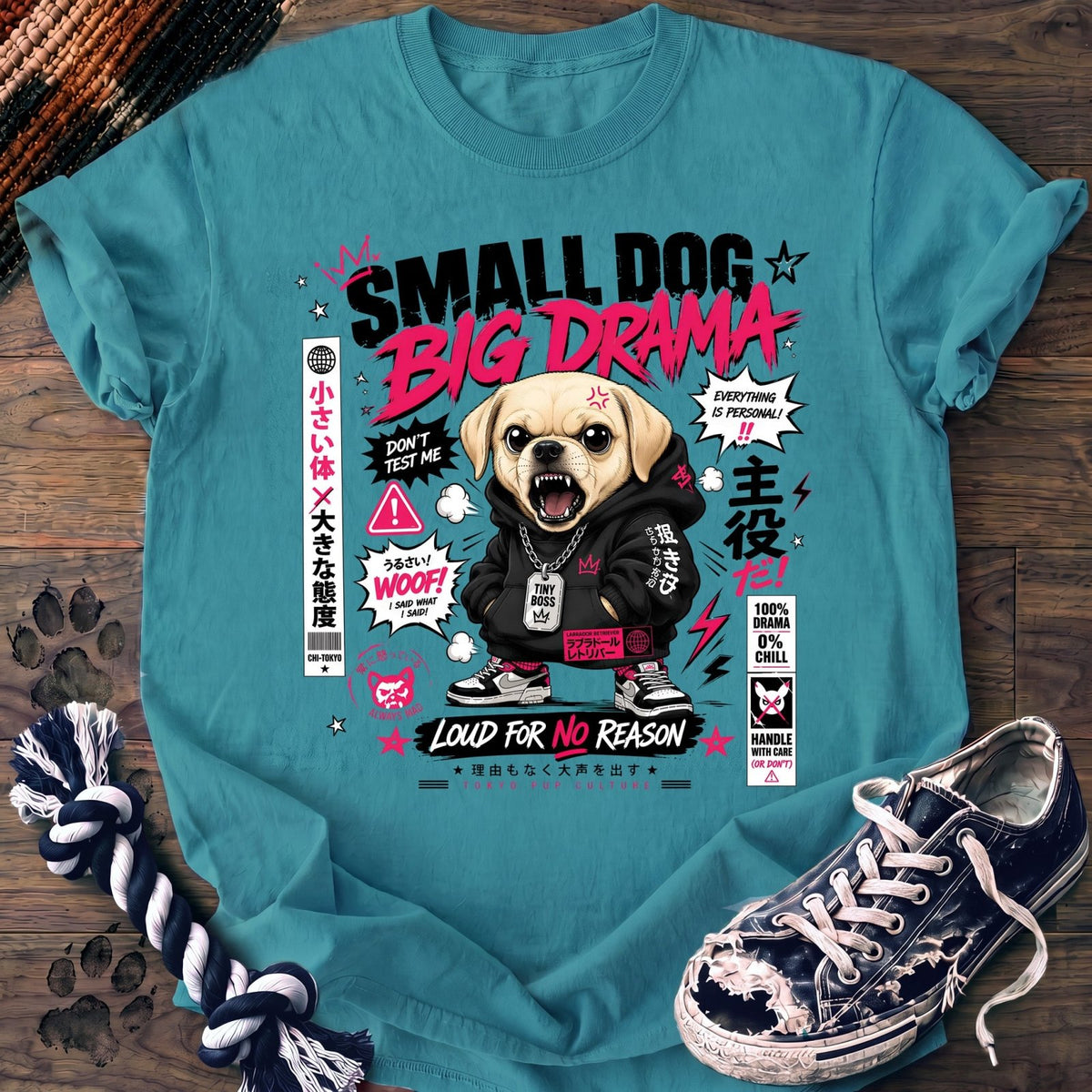 Small Dog Big Drama - Labrador Retriever - PAWSSION CLUB