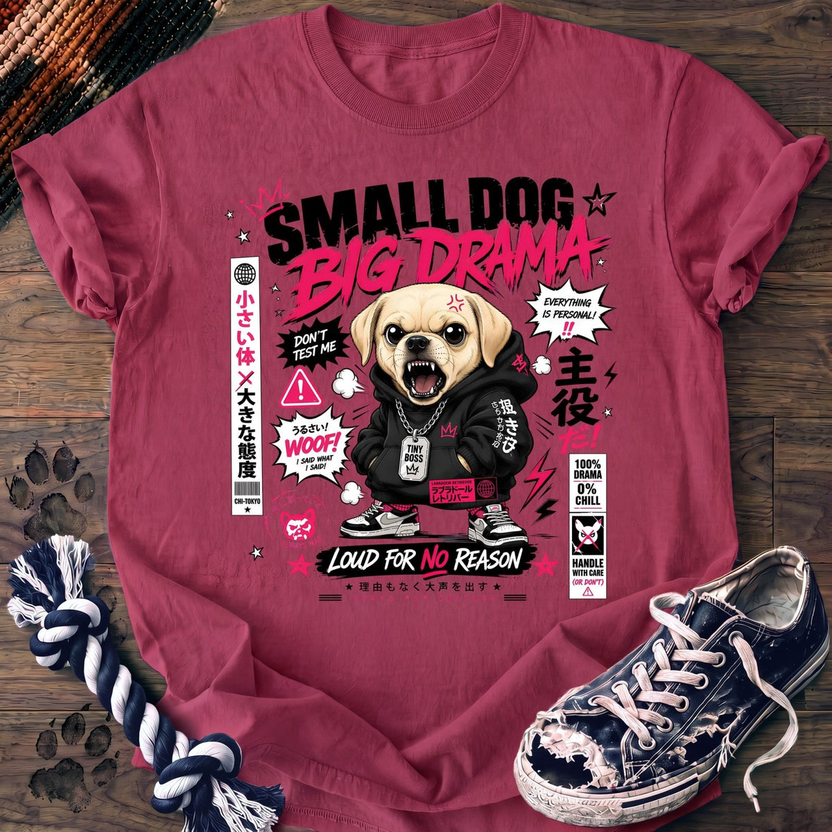 Small Dog Big Drama - Labrador Retriever - PAWSSION CLUB
