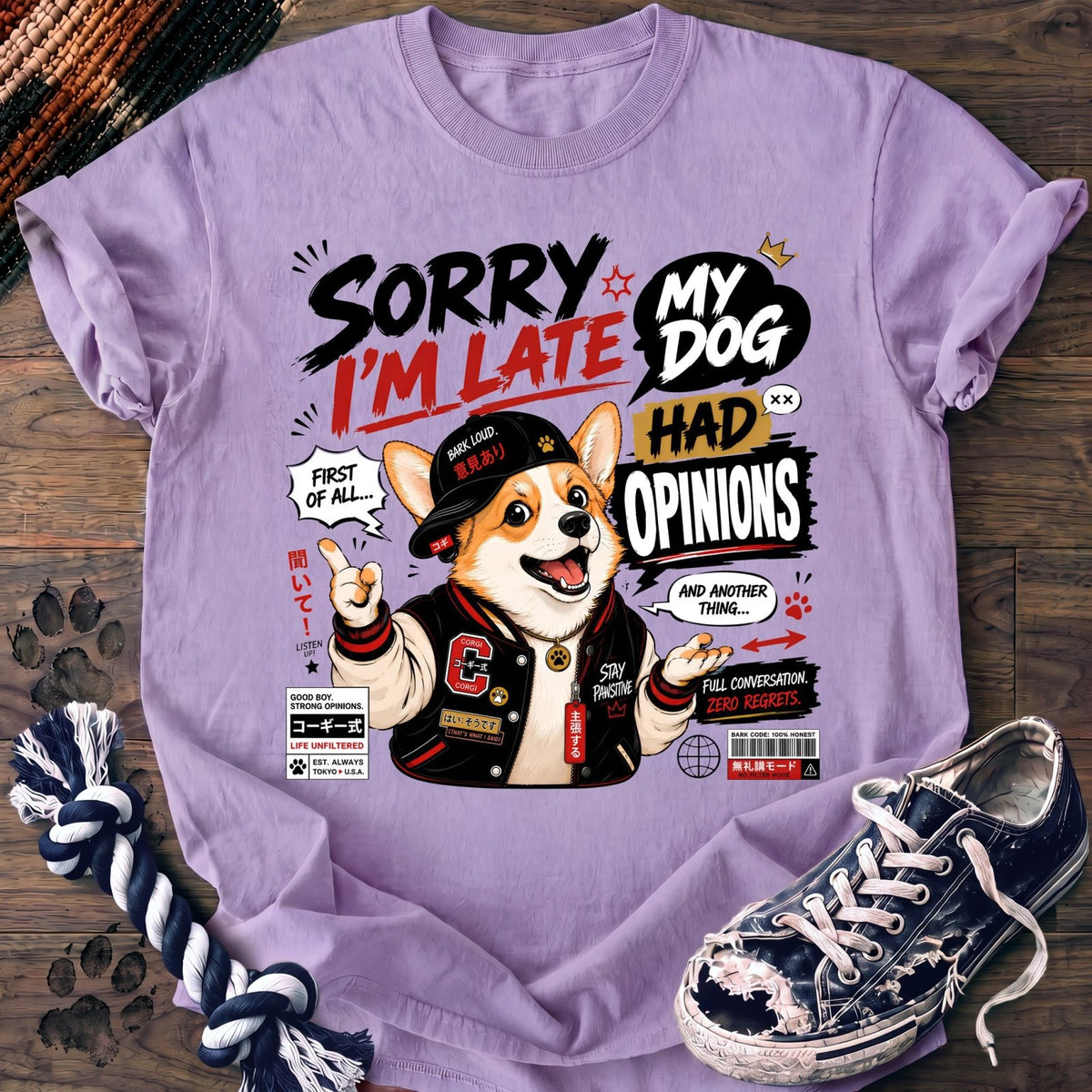 Sorry Im Late My Dog Had Opinions - Corgi - PAWSSION CLUB