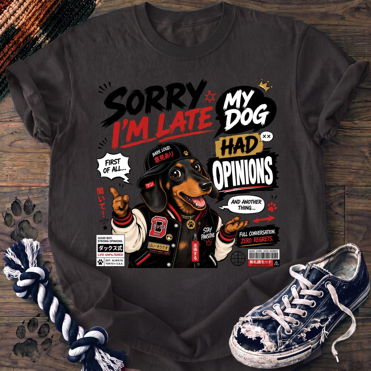 Sorry Im Late My Dog Had Opinions - Dachshund - PAWSSION CLUB