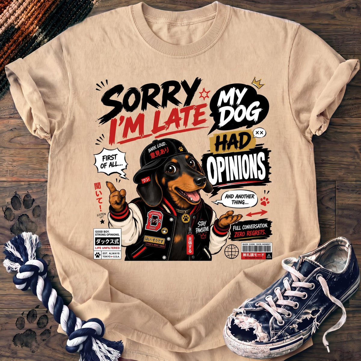 Sorry Im Late My Dog Had Opinions - Dachshund - PAWSSION CLUB