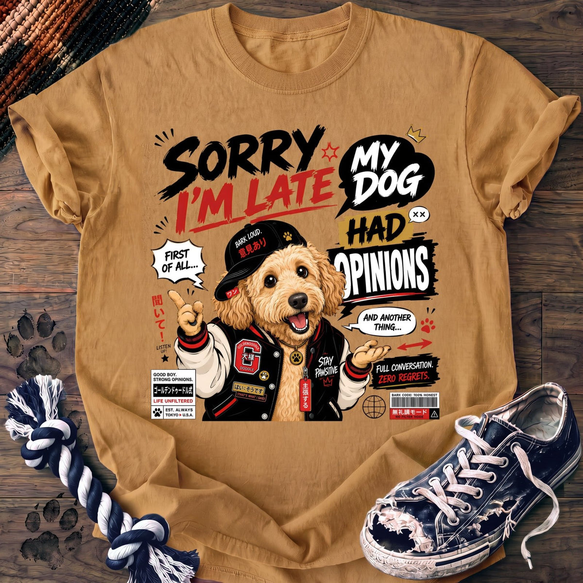Sorry Im Late My Dog Had Opinions - Goldendoodle - PAWSSION CLUB