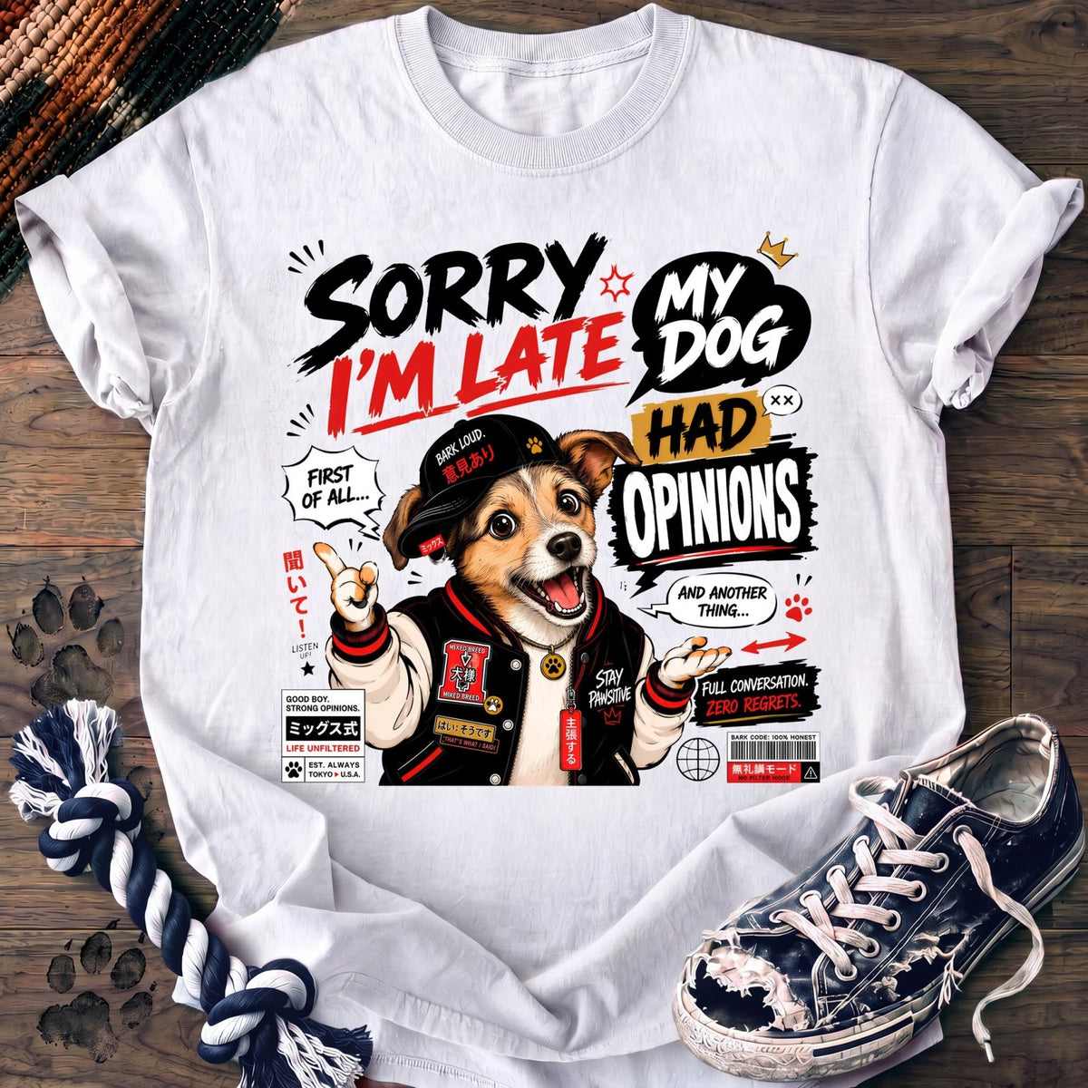 Sorry Im Late My Dog Had Opinions - Mixed Breed - PAWSSION CLUB