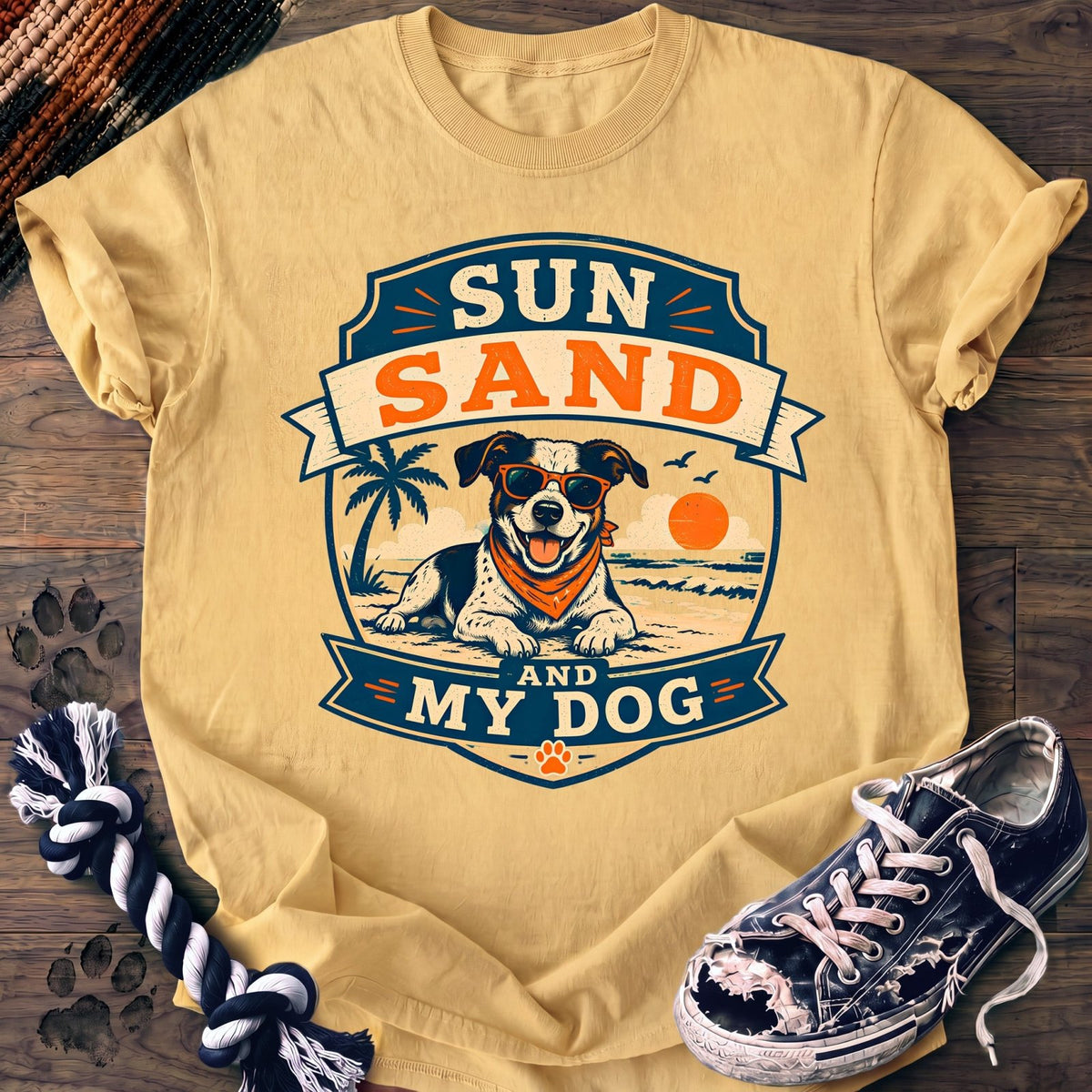 Sun Sand And My Dog - Mixed Breed - PAWSSION CLUB