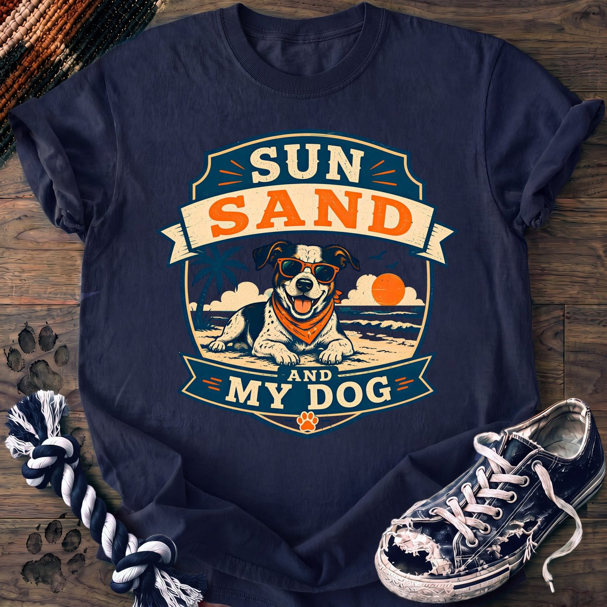 Sun Sand And My Dog - Mixed Breed - PAWSSION CLUB