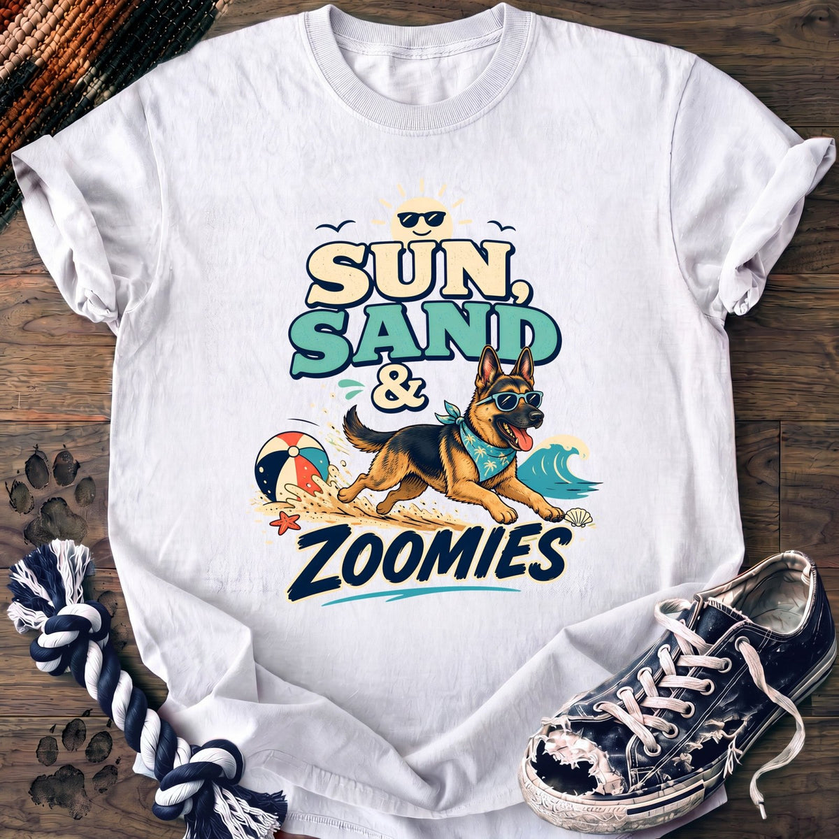 Sun Sand & Zoomies - German Shepherd - PAWSSION CLUB