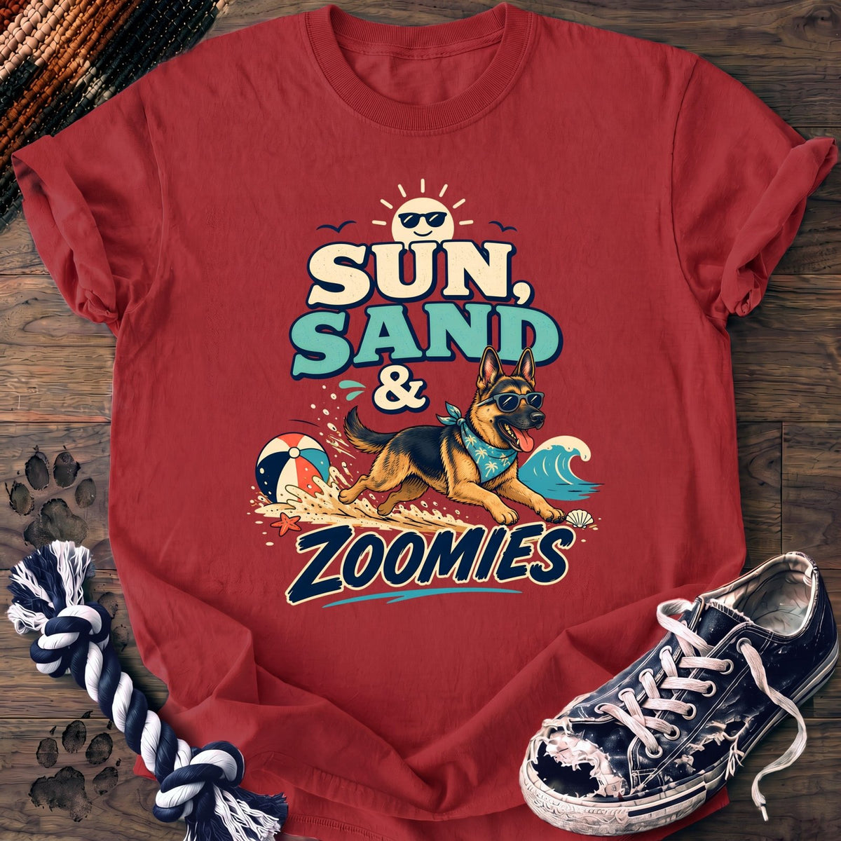 Sun Sand & Zoomies - German Shepherd - PAWSSION CLUB