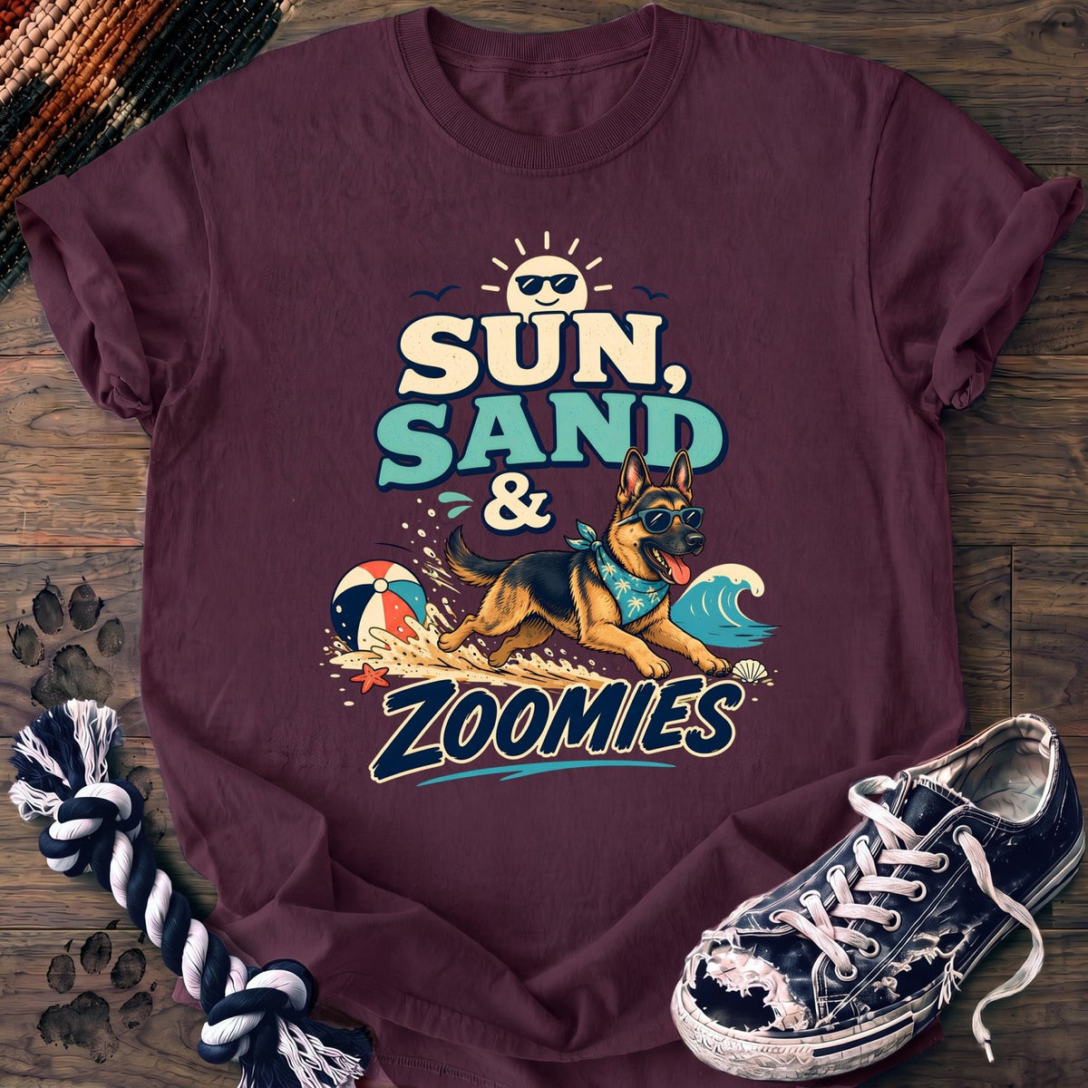 Sun Sand & Zoomies - German Shepherd - PAWSSION CLUB