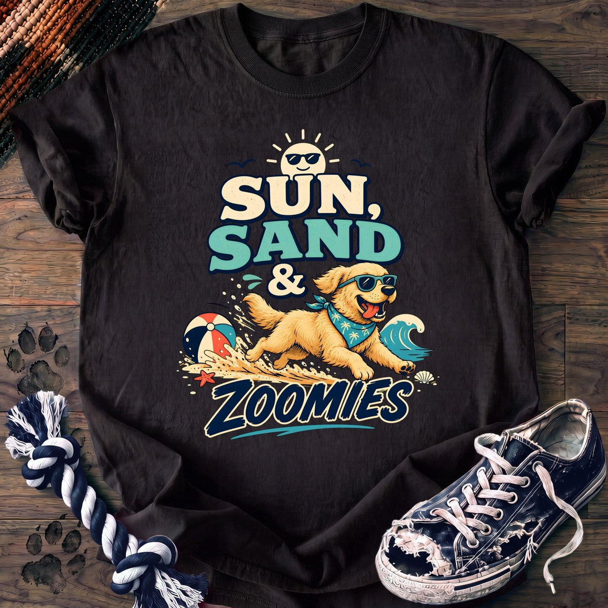 Sun Sand & Zoomies - Golden Retriever - PAWSSION CLUB