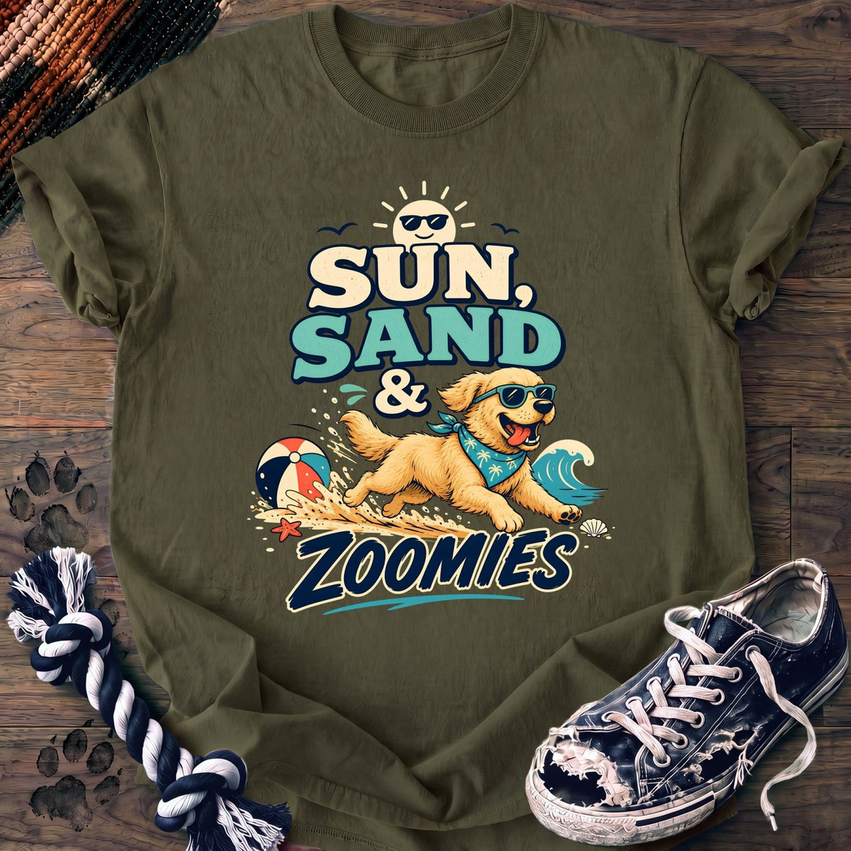 Sun Sand & Zoomies - Golden Retriever - PAWSSION CLUB