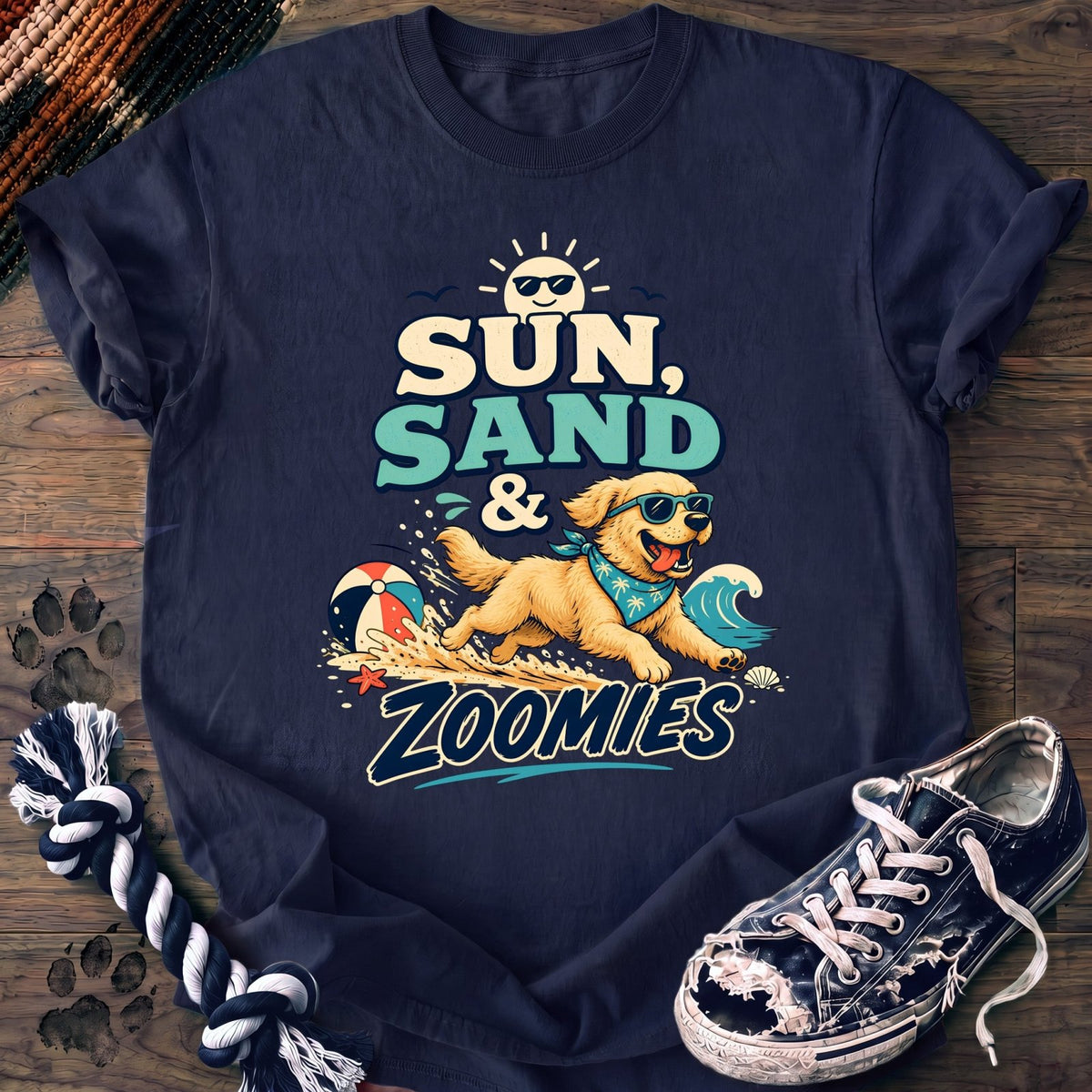 Sun Sand & Zoomies - Golden Retriever - PAWSSION CLUB