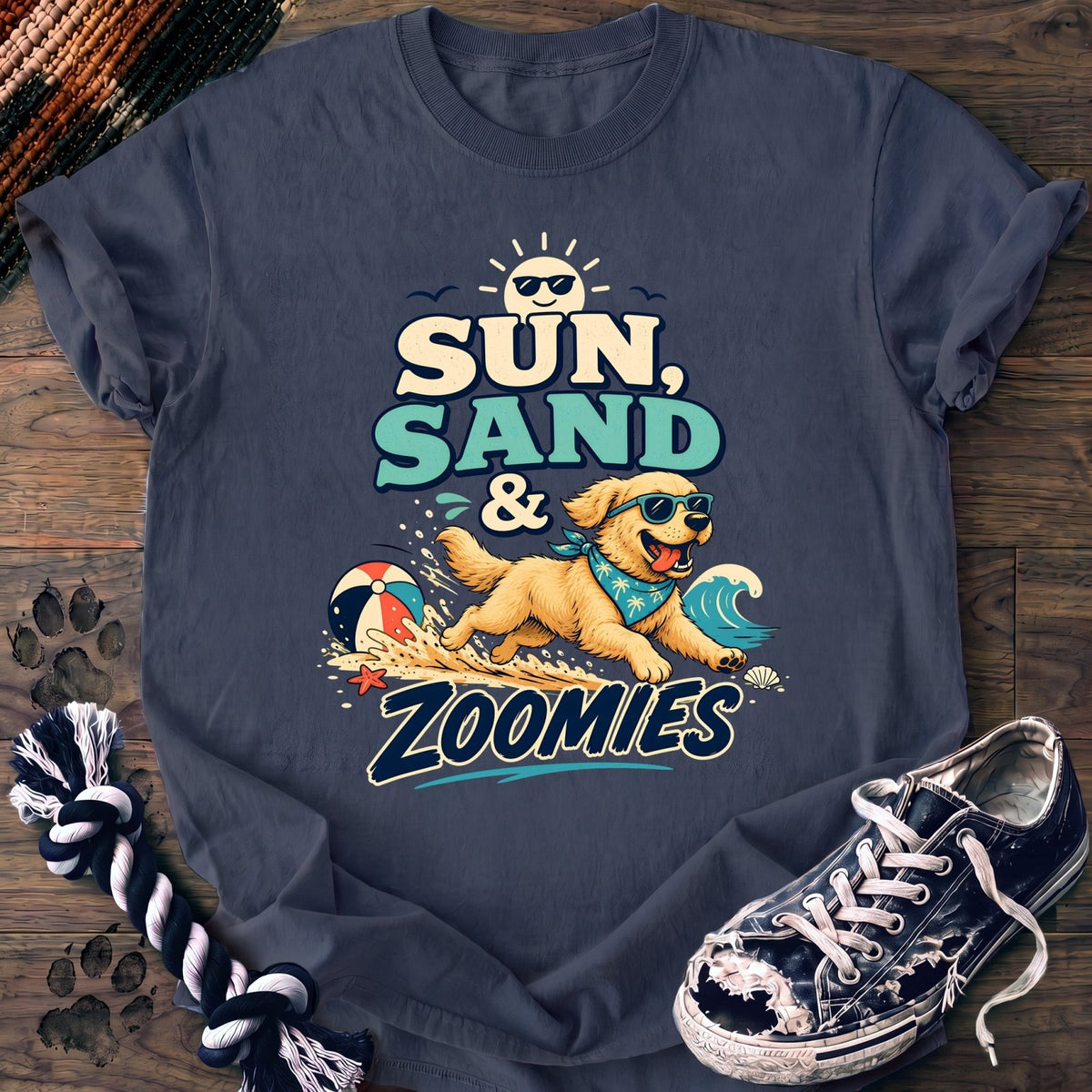 Sun Sand & Zoomies - Golden Retriever - PAWSSION CLUB