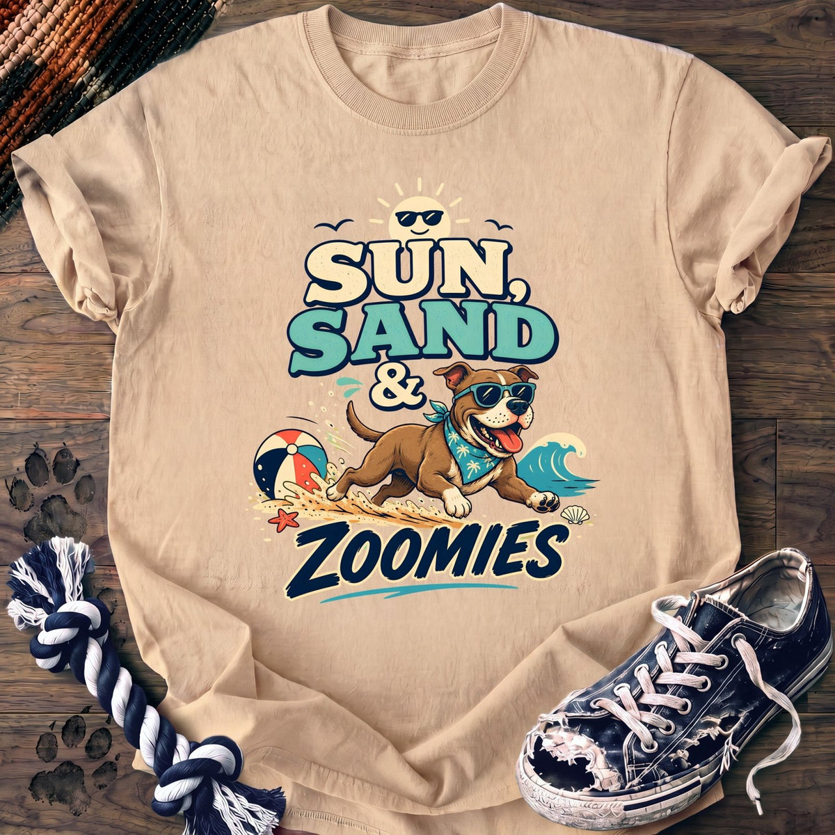 Sun Sand & Zoomies - Pitbull - PAWSSION CLUB