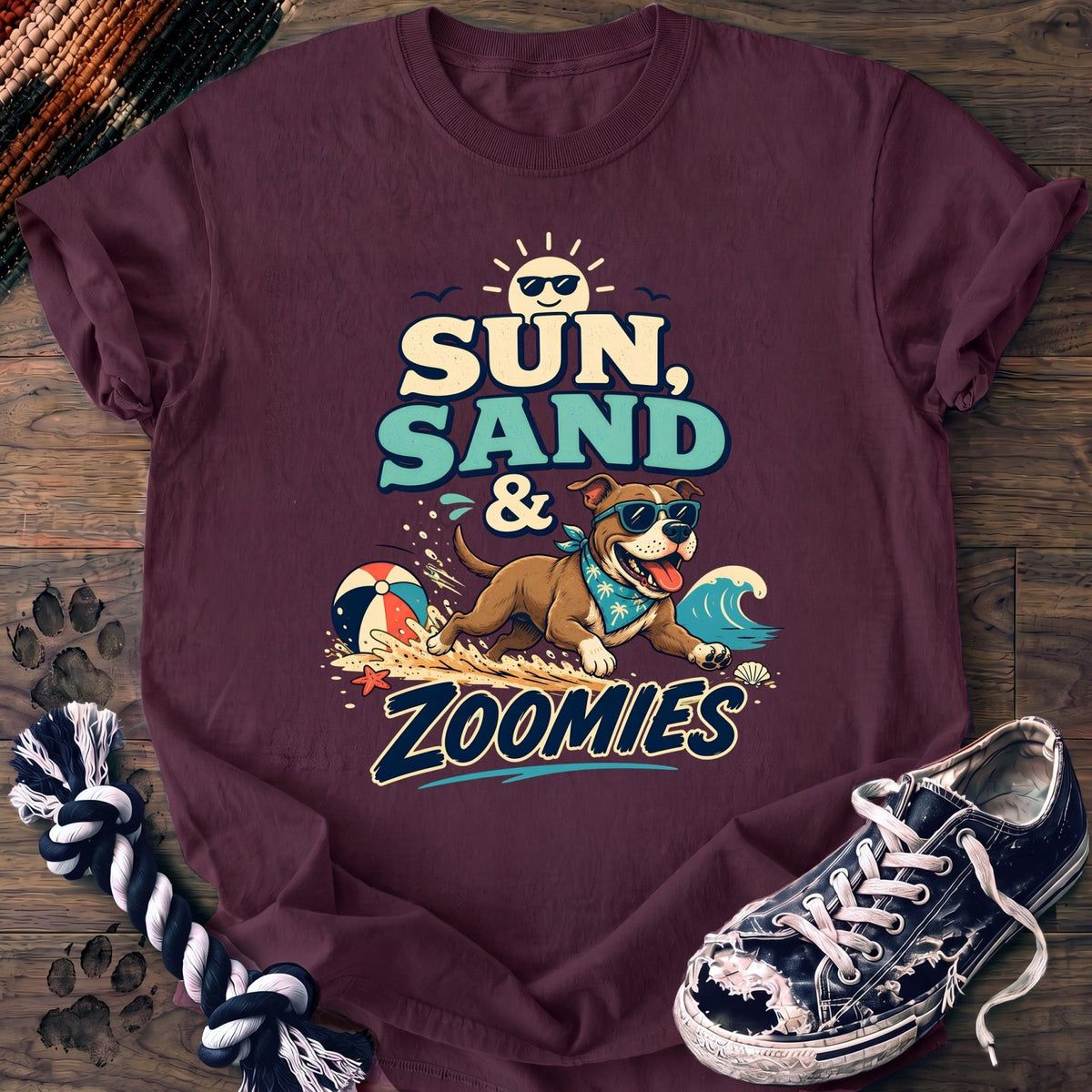 Sun Sand & Zoomies - Pitbull - PAWSSION CLUB
