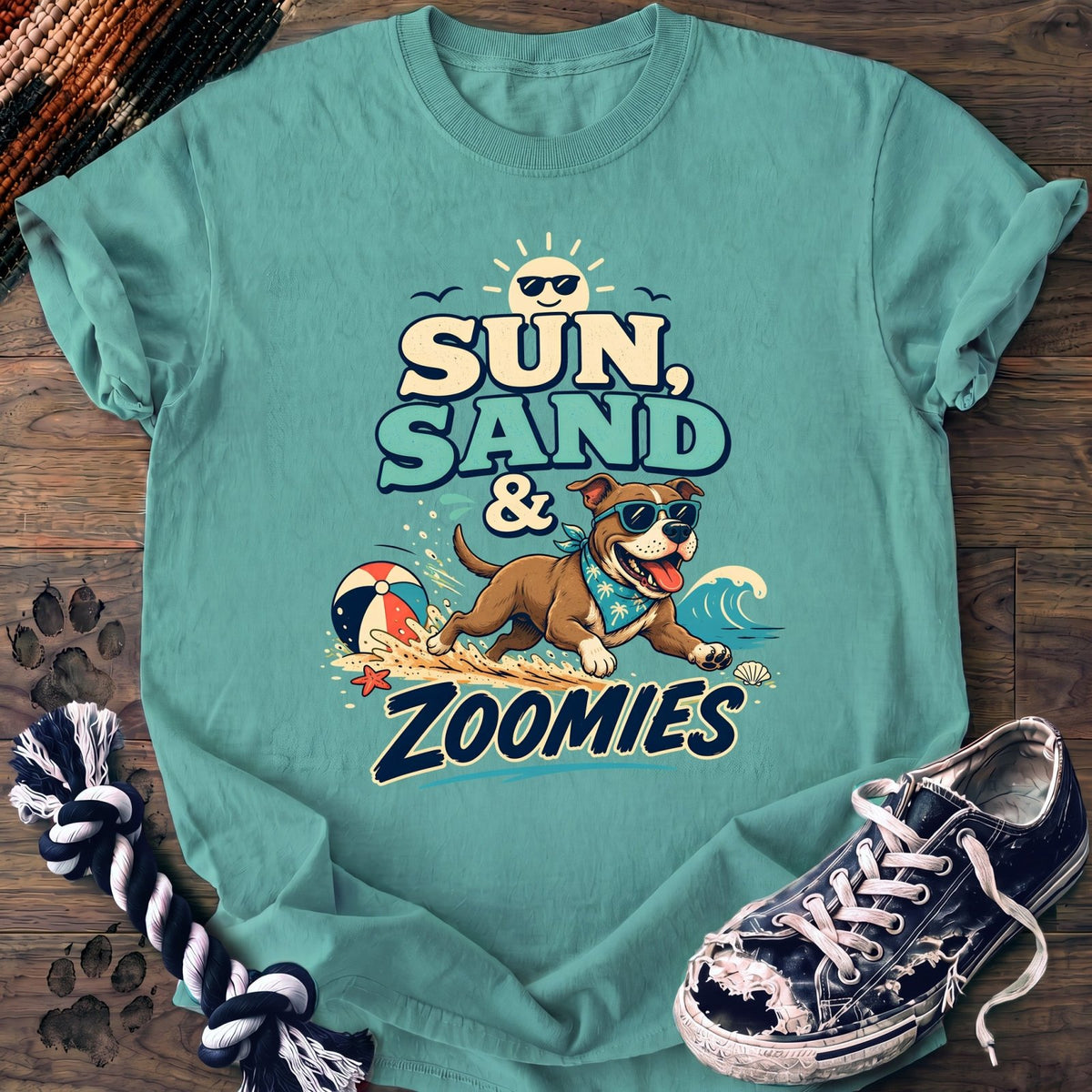 Sun Sand & Zoomies - Pitbull - PAWSSION CLUB