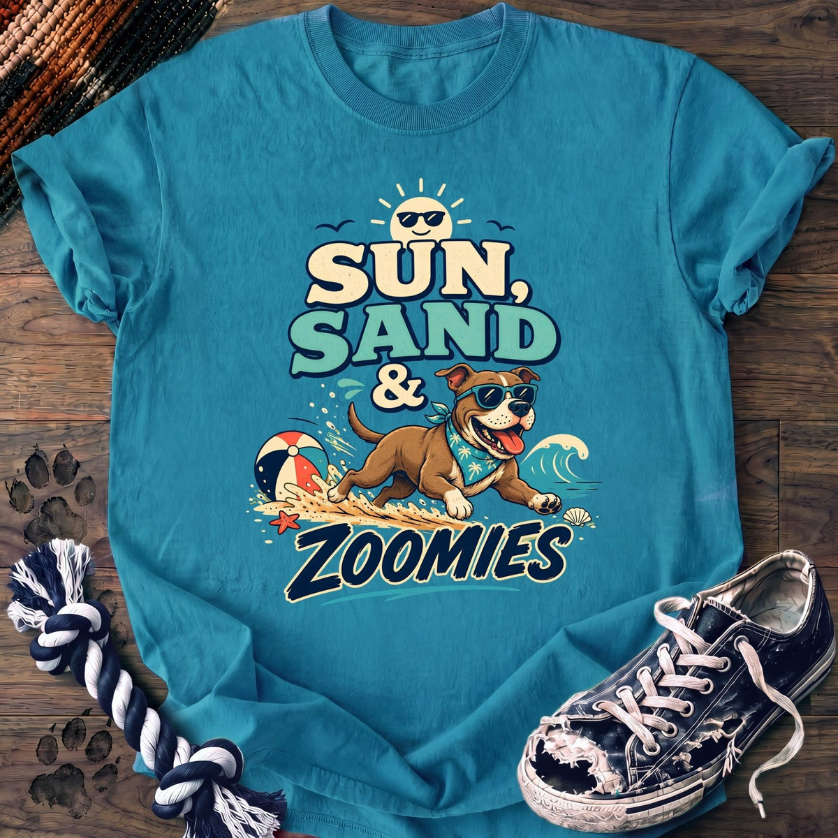 Sun Sand & Zoomies - Pitbull - PAWSSION CLUB
