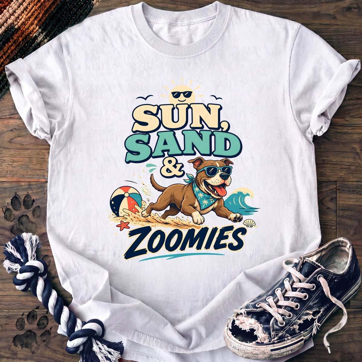 Sun Sand & Zoomies - Pitbull - PAWSSION CLUB