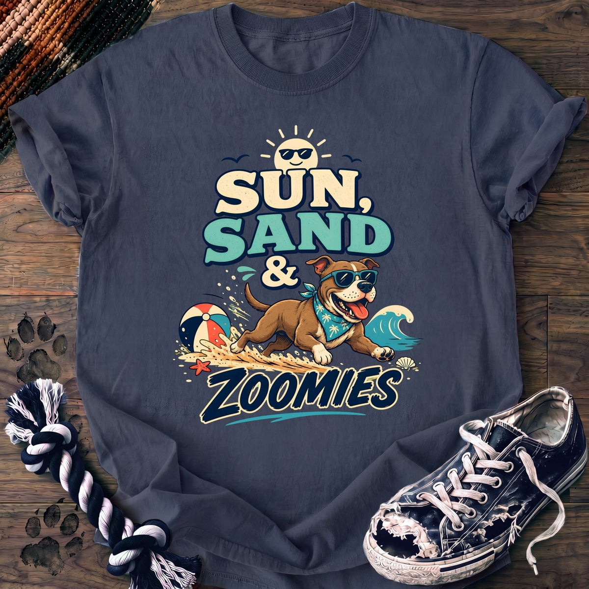 Sun Sand & Zoomies - Pitbull - PAWSSION CLUB