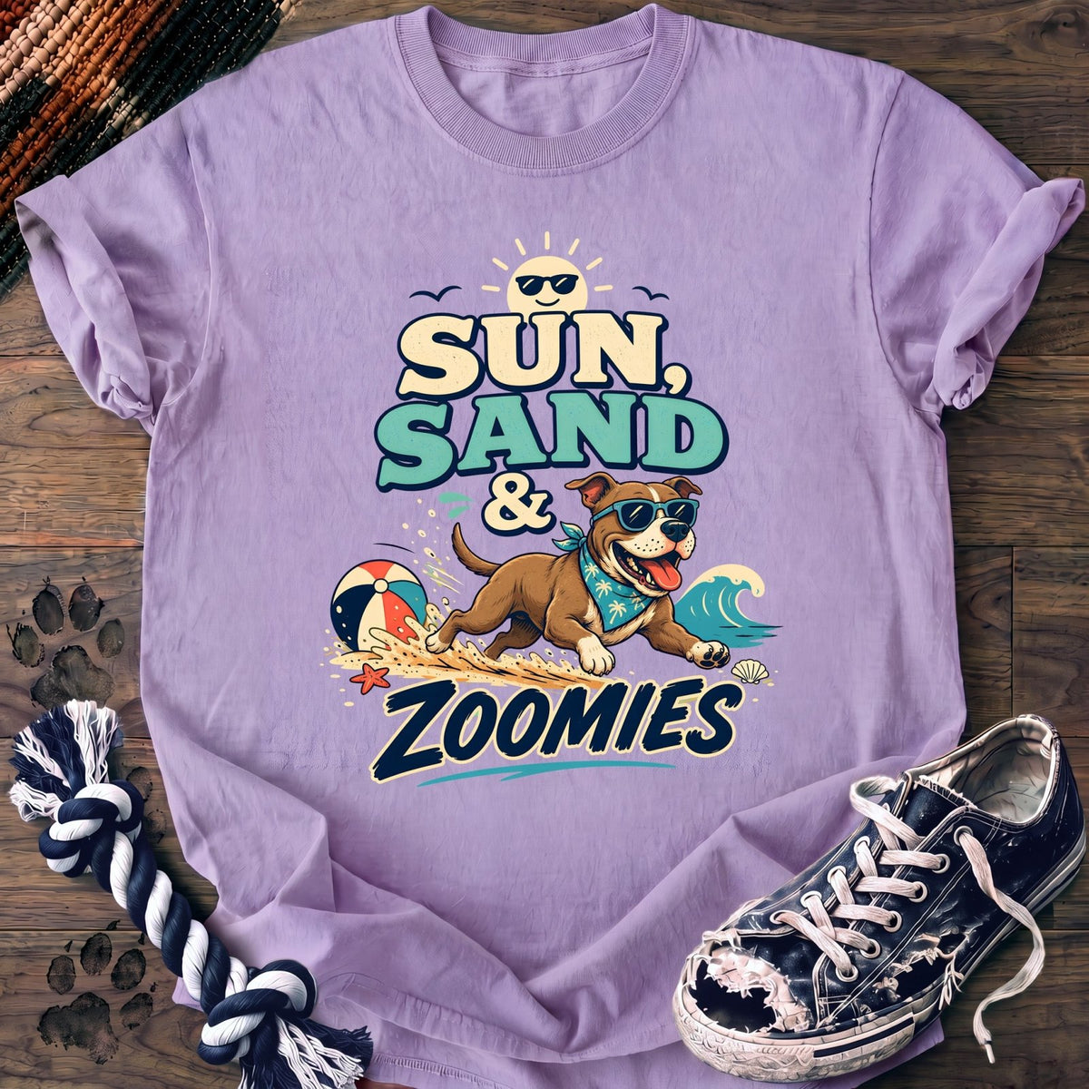 Sun Sand & Zoomies - Pitbull - PAWSSION CLUB
