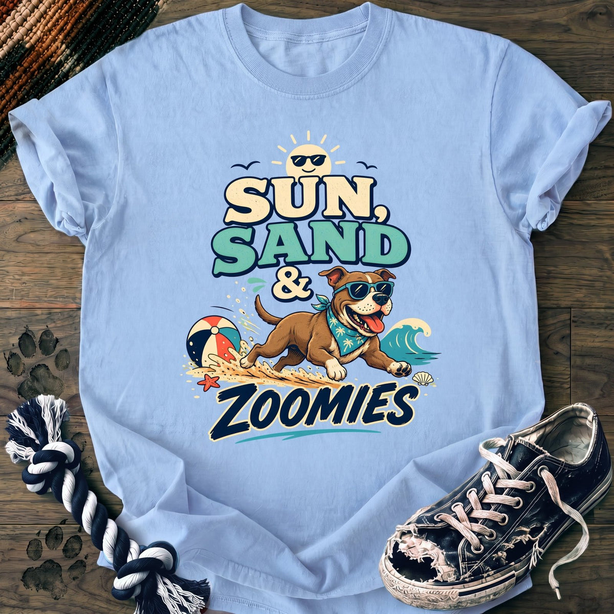Sun Sand & Zoomies - Pitbull - PAWSSION CLUB