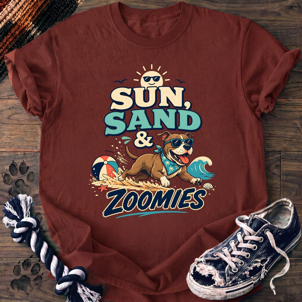 Sun Sand & Zoomies - Pitbull - PAWSSION CLUB