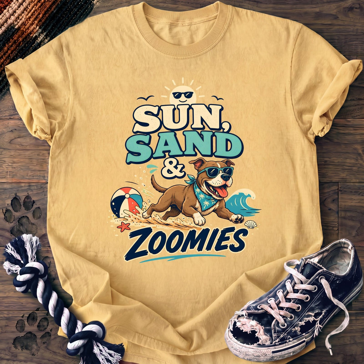 Sun Sand & Zoomies - Pitbull - PAWSSION CLUB