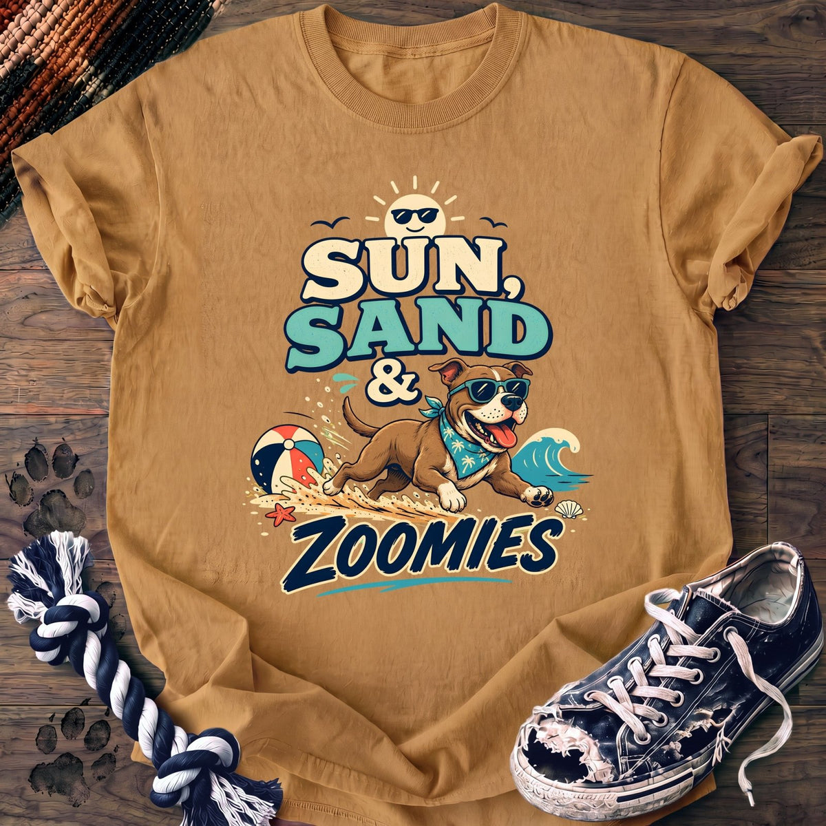 Sun Sand & Zoomies - Pitbull - PAWSSION CLUB