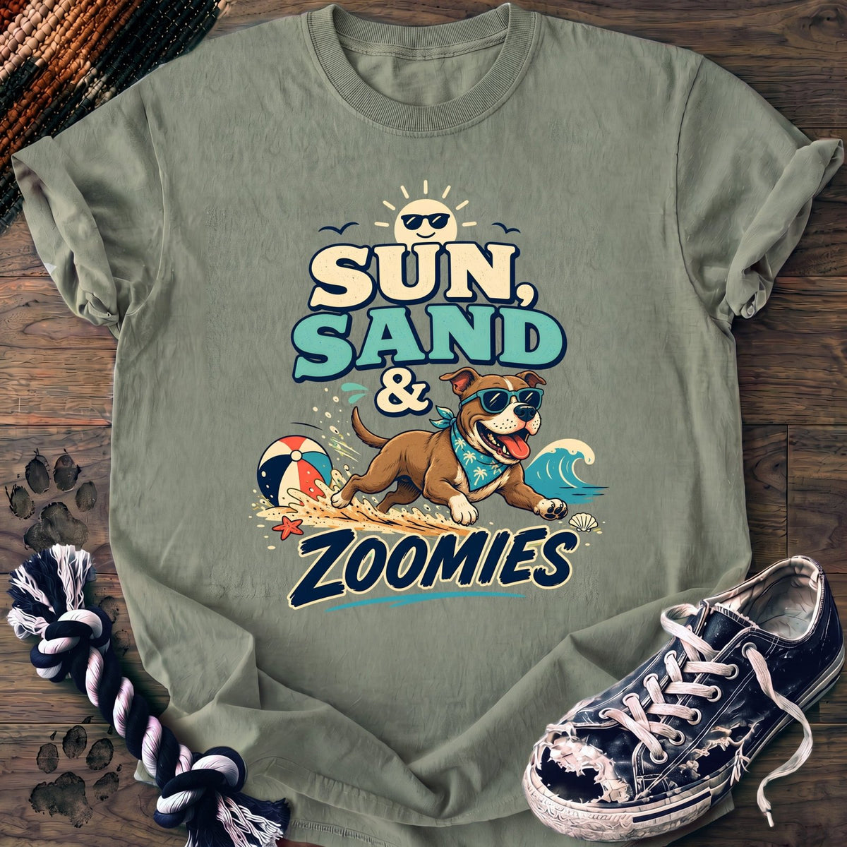 Sun Sand & Zoomies - Pitbull - PAWSSION CLUB