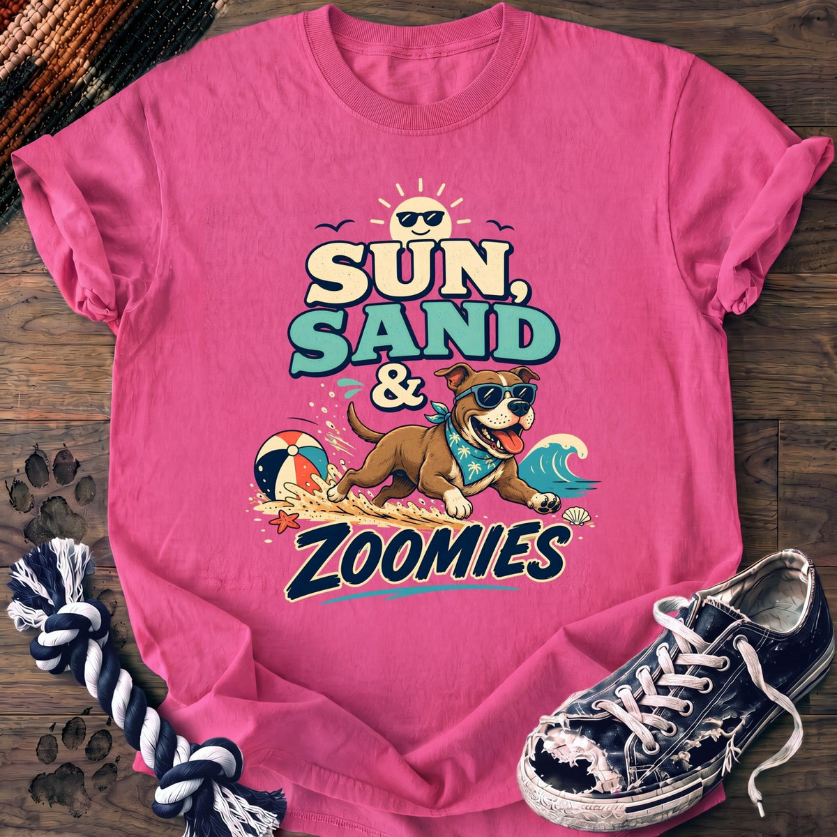 Sun Sand & Zoomies - Pitbull - PAWSSION CLUB