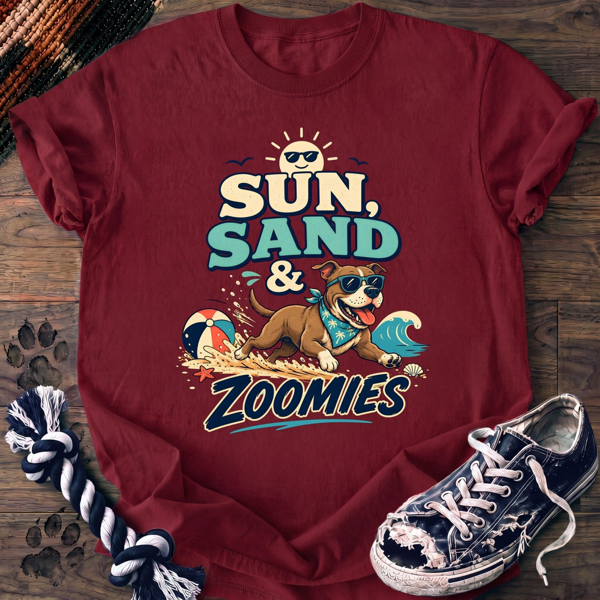 Sun Sand & Zoomies - Pitbull - PAWSSION CLUB