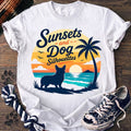 Sunsets And Dog Silhouettes - Corgi - PAWSSION CLUB