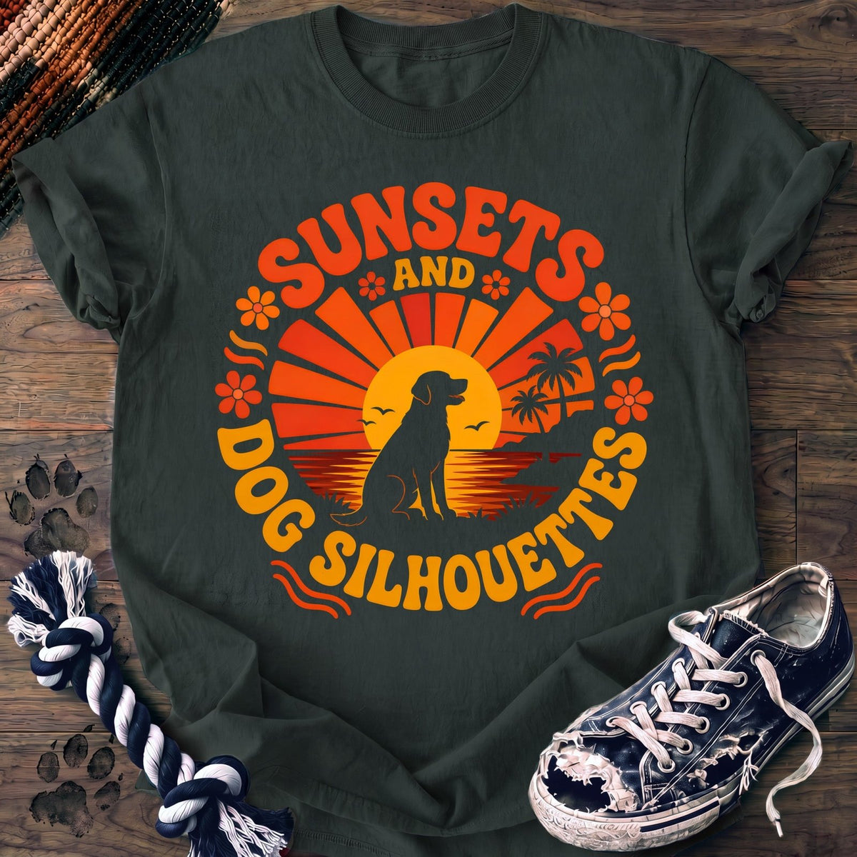 Sunsets And Dog Silhouettes - Labrador Retriever - PAWSSION CLUB