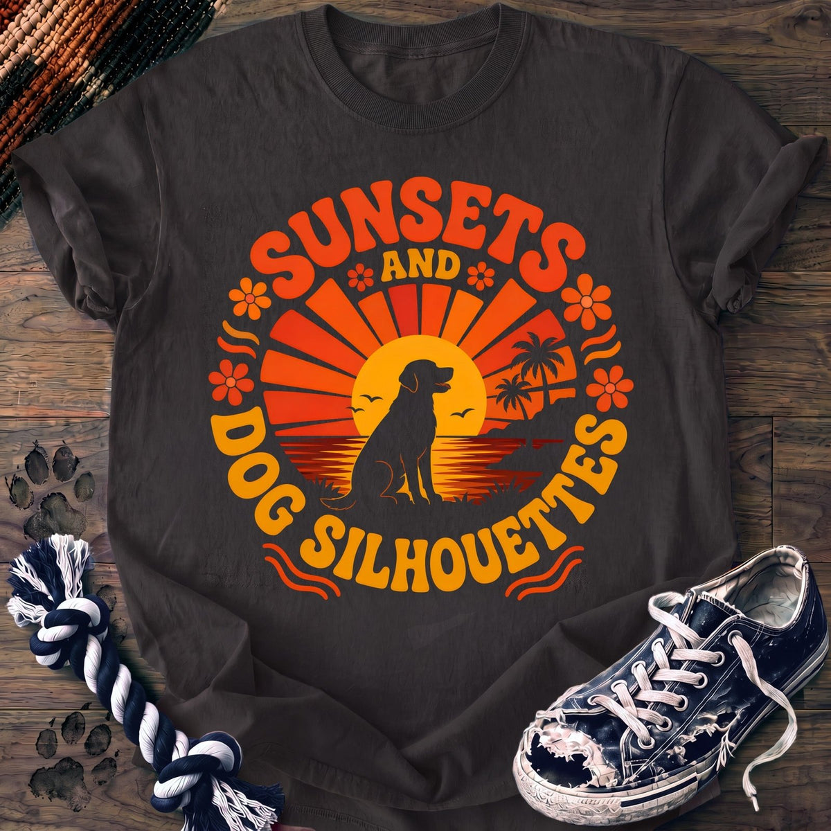Sunsets And Dog Silhouettes - Labrador Retriever - PAWSSION CLUB