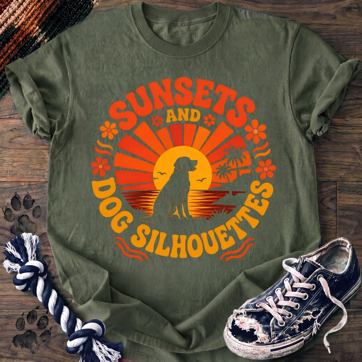 Sunsets And Dog Silhouettes - Labrador Retriever - PAWSSION CLUB